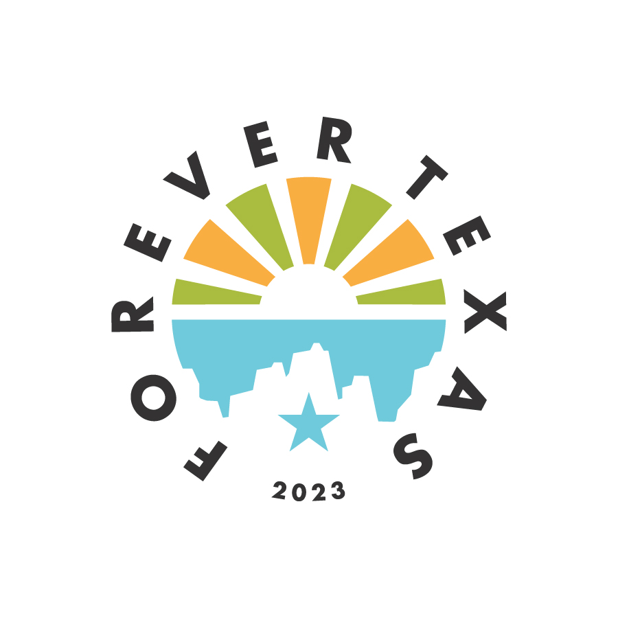 Forever Texas badge logo design by logo designer Petar Kilibarda for your inspiration and for the worlds largest logo competition