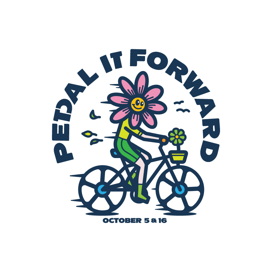 Pedal+it+Forward logo design by logo designer Petar+Kilibarda for your inspiration and for the worlds largest logo competition