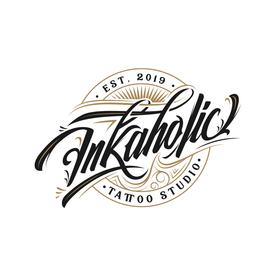 INKAHOLIC TATTOO STUDIO logo design by logo designer pacheco.design for your inspiration and for the worlds largest logo competition