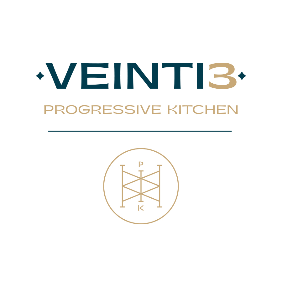 VEINTI3 PRO KITCHEN logo design by logo designer pacheco.design for your inspiration and for the worlds largest logo competition