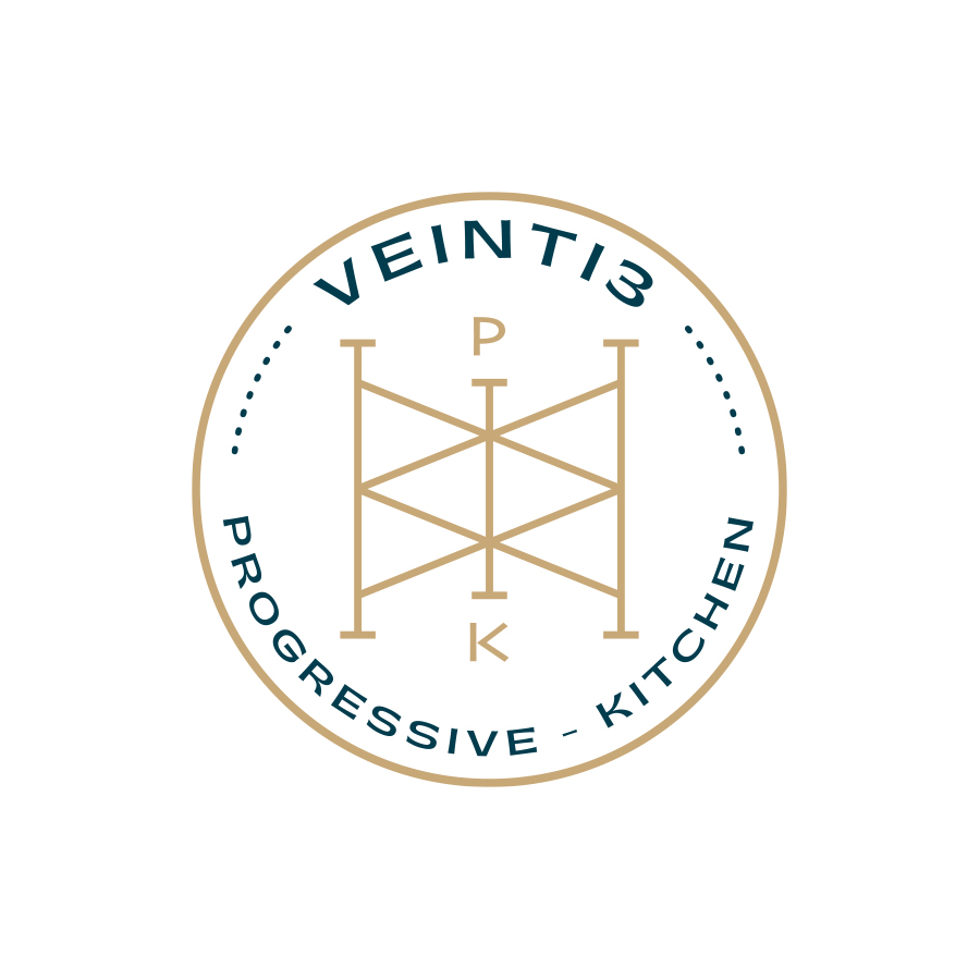 VEINTI3 PRO KITCHEN logo design by logo designer pacheco.design for your inspiration and for the worlds largest logo competition