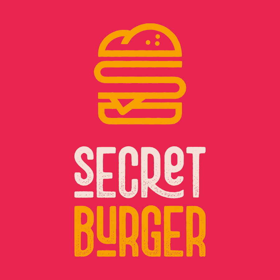 Secret Burger logo design by logo designer Pure Creative Design for your inspiration and for the worlds largest logo competition
