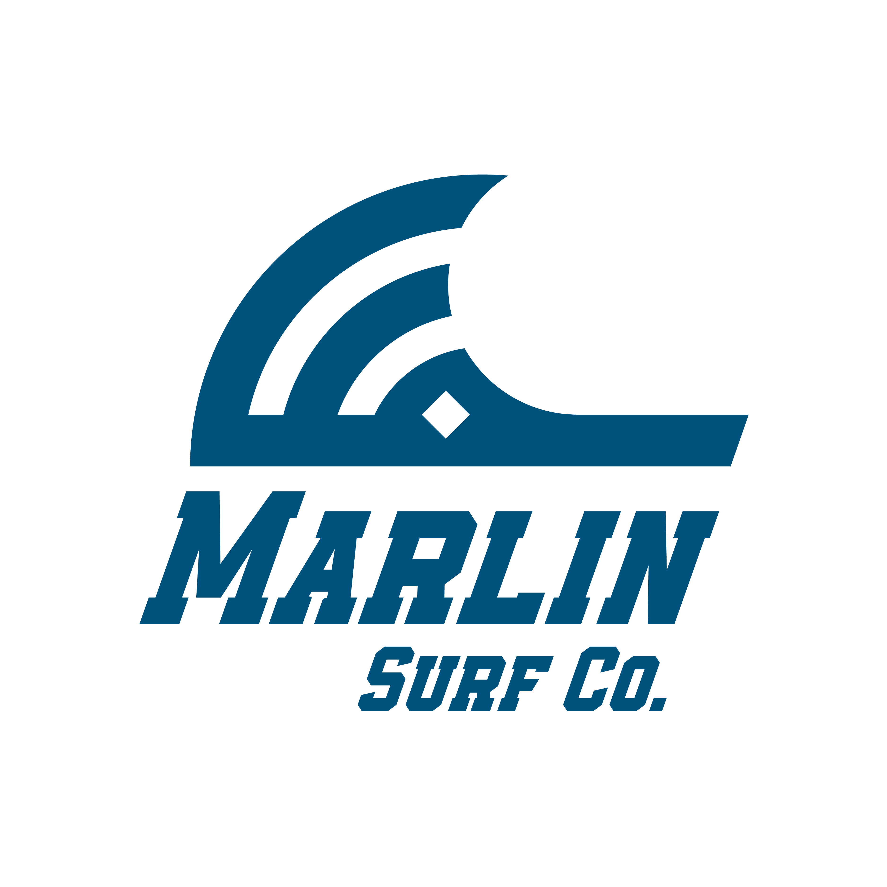 Marlin Surf Co. logo design by logo designer L.L. Peach for your inspiration and for the worlds largest logo competition