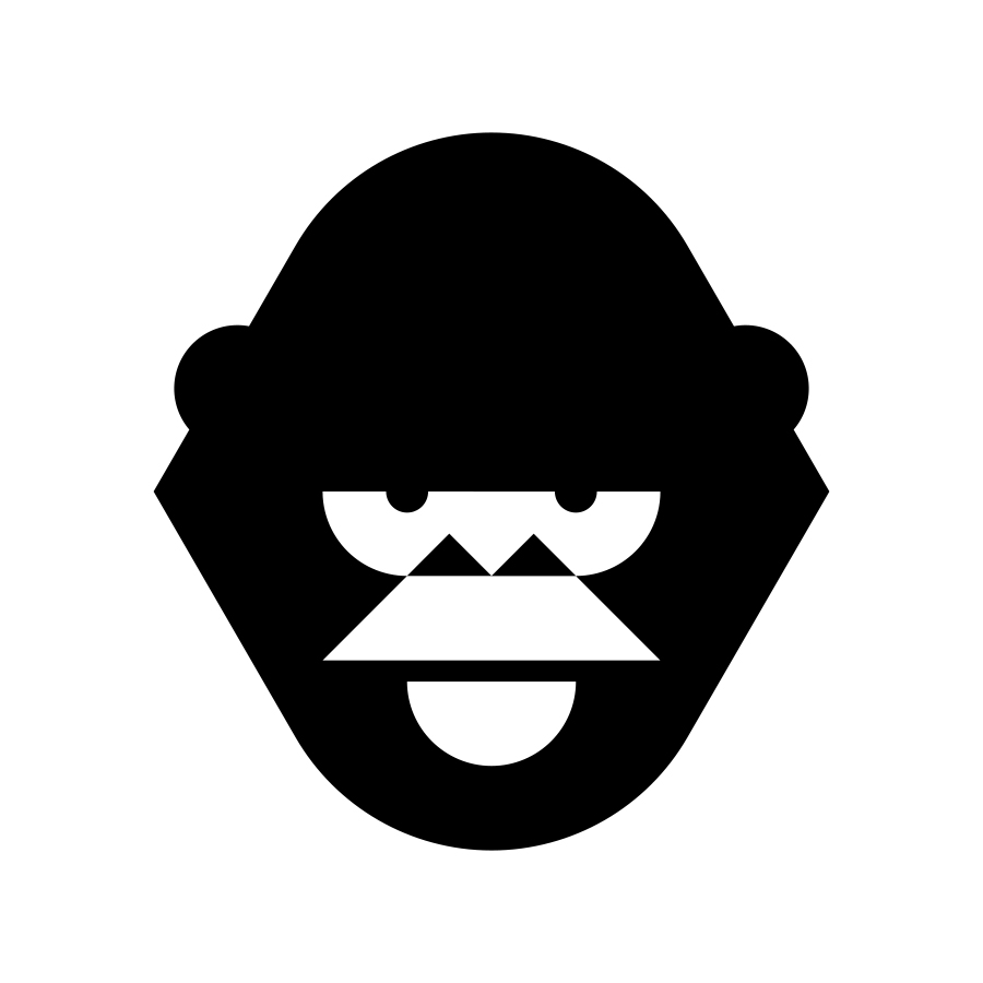 Monkey logo design by logo designer Pavel Prochazka for your inspiration and for the worlds largest logo competition