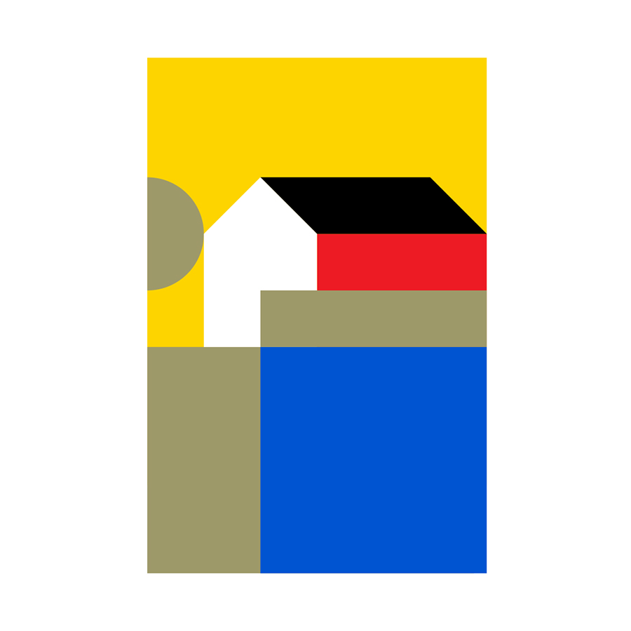 Bauhaus house logo design by logo designer Pavel Prochazka for your inspiration and for the worlds largest logo competition