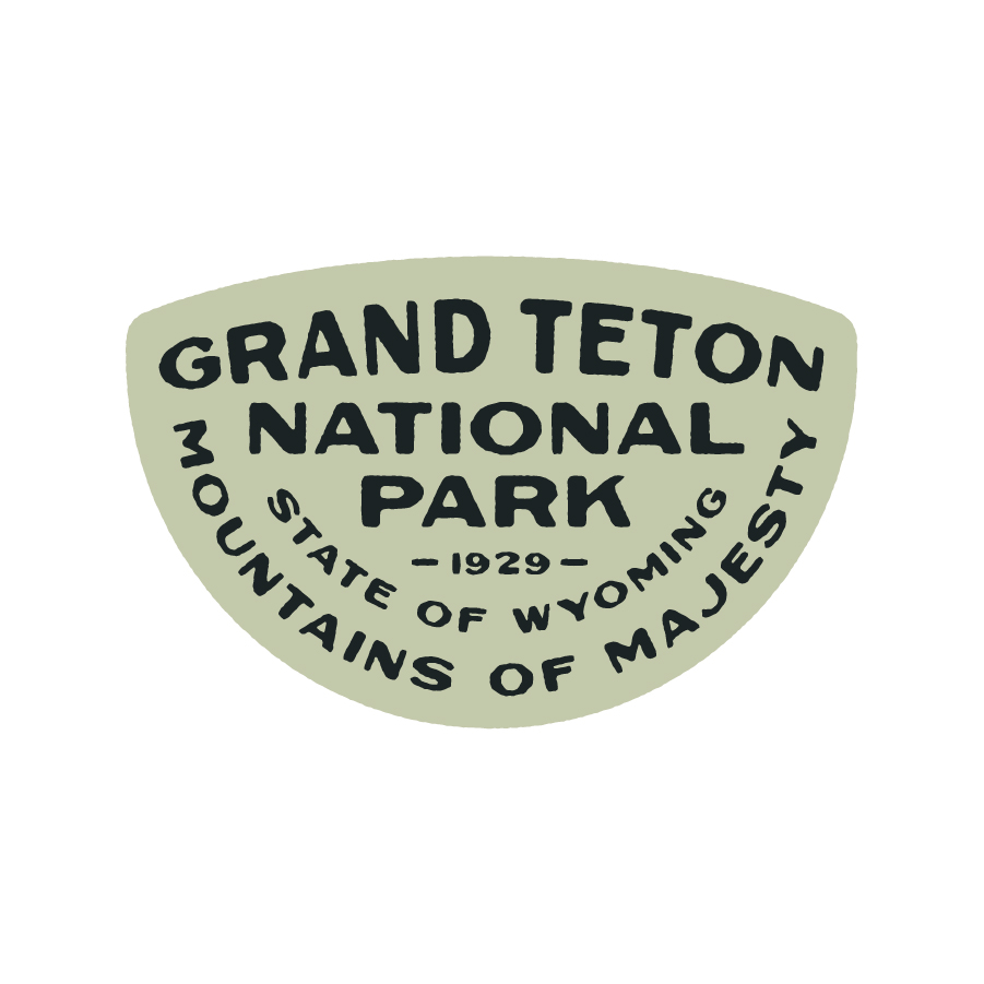 Grand Teton NP Badge logo design by logo designer JKY.Design for your inspiration and for the worlds largest logo competition
