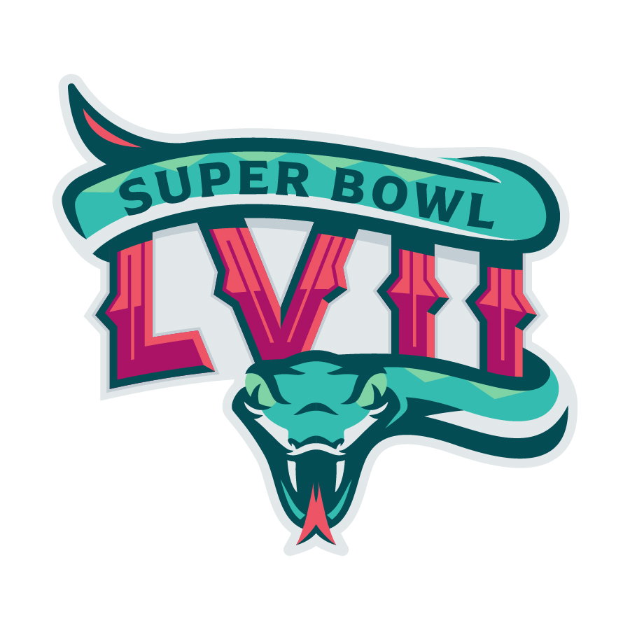 Super Bowl LVII Logo Concept logo design by logo designer Design Shark for your inspiration and for the worlds largest logo competition