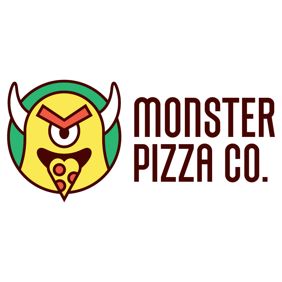 Monster Pizza Co. logo design by logo designer Michael Lindsey for your inspiration and for the worlds largest logo competition