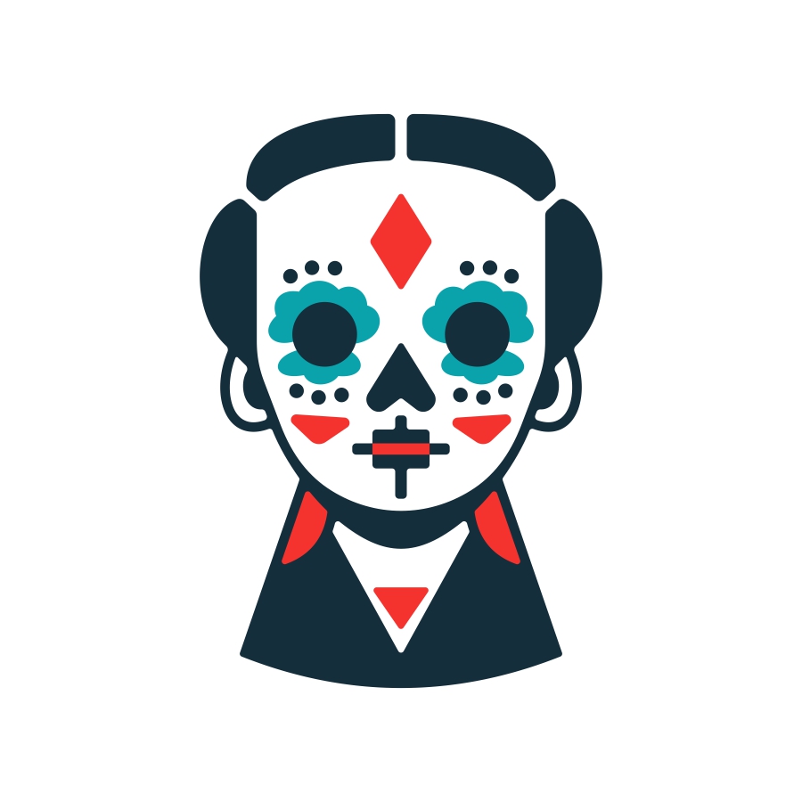 Day Of The Dead Logo logo design by logo designer UNOM design for your inspiration and for the worlds largest logo competition