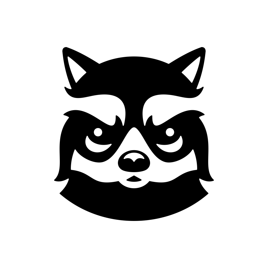 Angry Raccoon Logo logo design by logo designer UNOM design for your inspiration and for the worlds largest logo competition