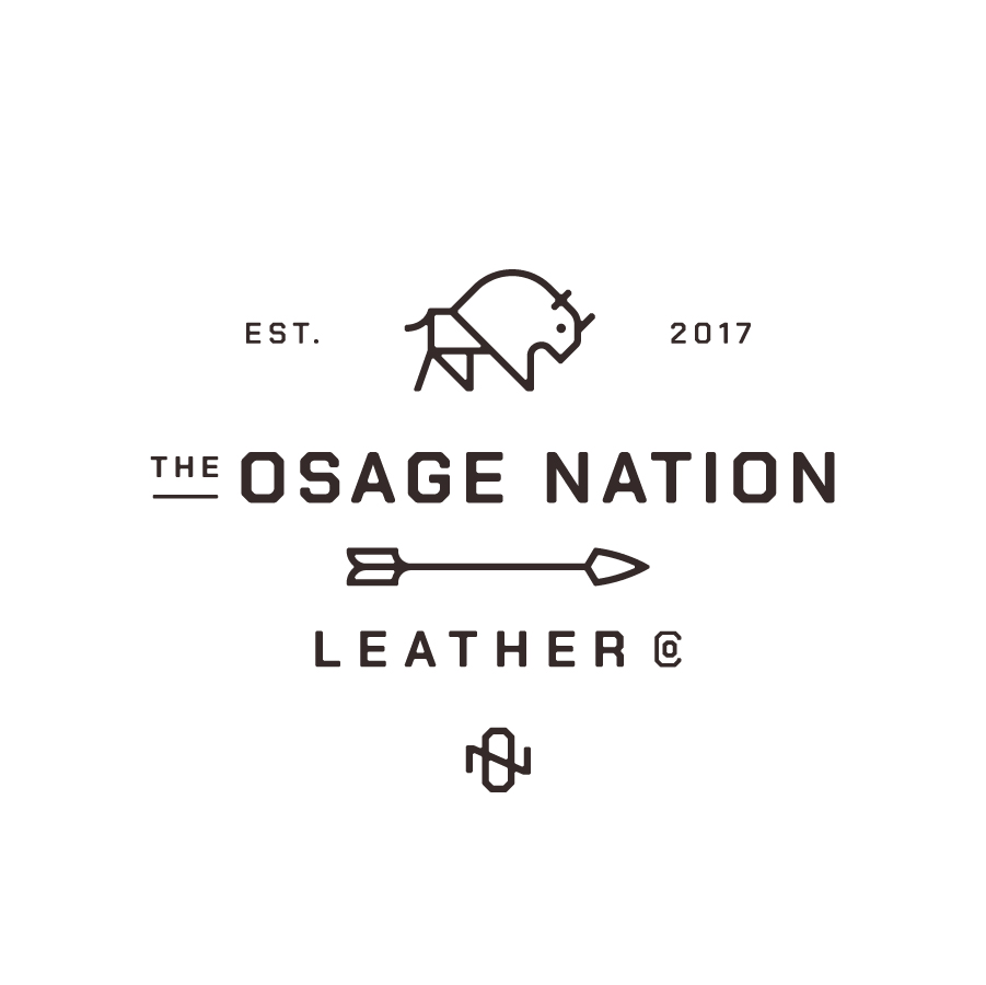 The Osage Nation Leather Co. logo design by logo designer Kostya C.K. for your inspiration and for the worlds largest logo competition