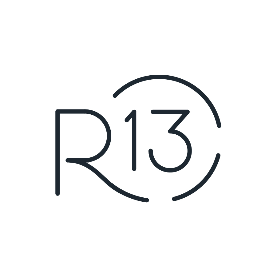R13 Brand Identity logo design by logo designer Jenny Tod Creative for your inspiration and for the worlds largest logo competition