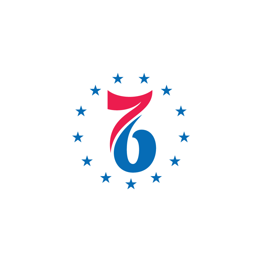 Philadelphia 76ers logo design by logo designer Michael Irwin for your inspiration and for the worlds largest logo competition