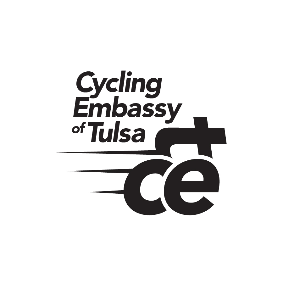 Cycling Embassy of Tulsa logo design by logo designer Tailwhip for your inspiration and for the worlds largest logo competition