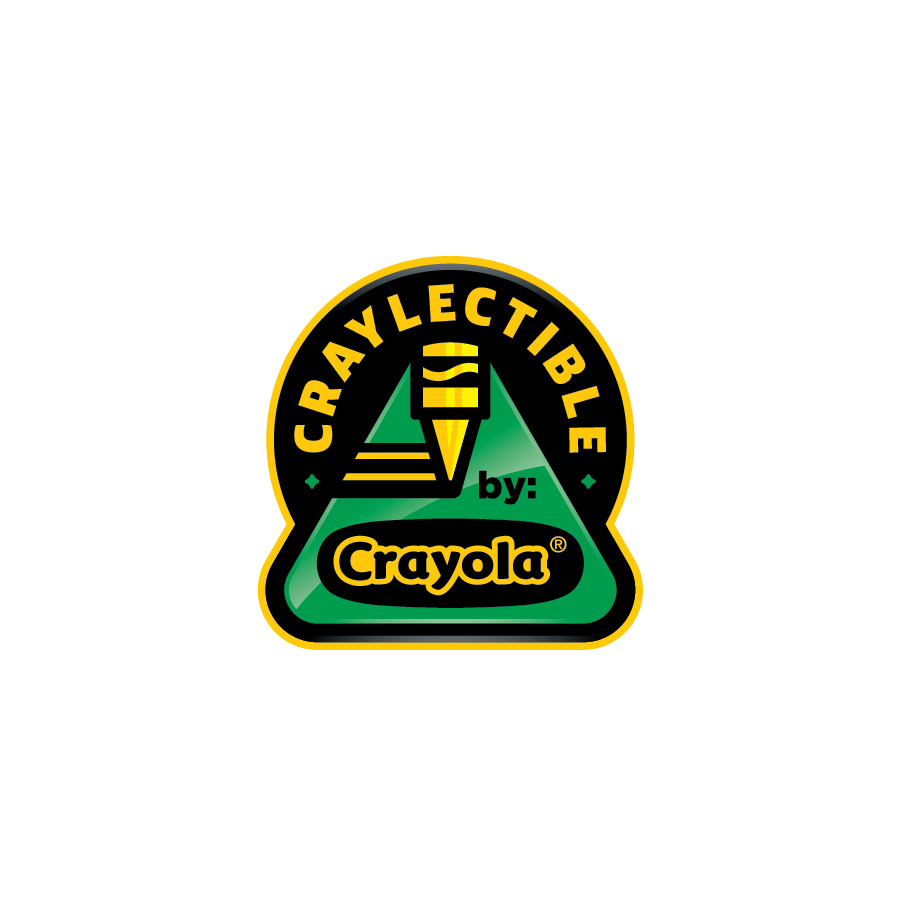 Crayola Craylectible Badge 1 logo design by logo designer Mendoza Creative for your inspiration and for the worlds largest logo competition