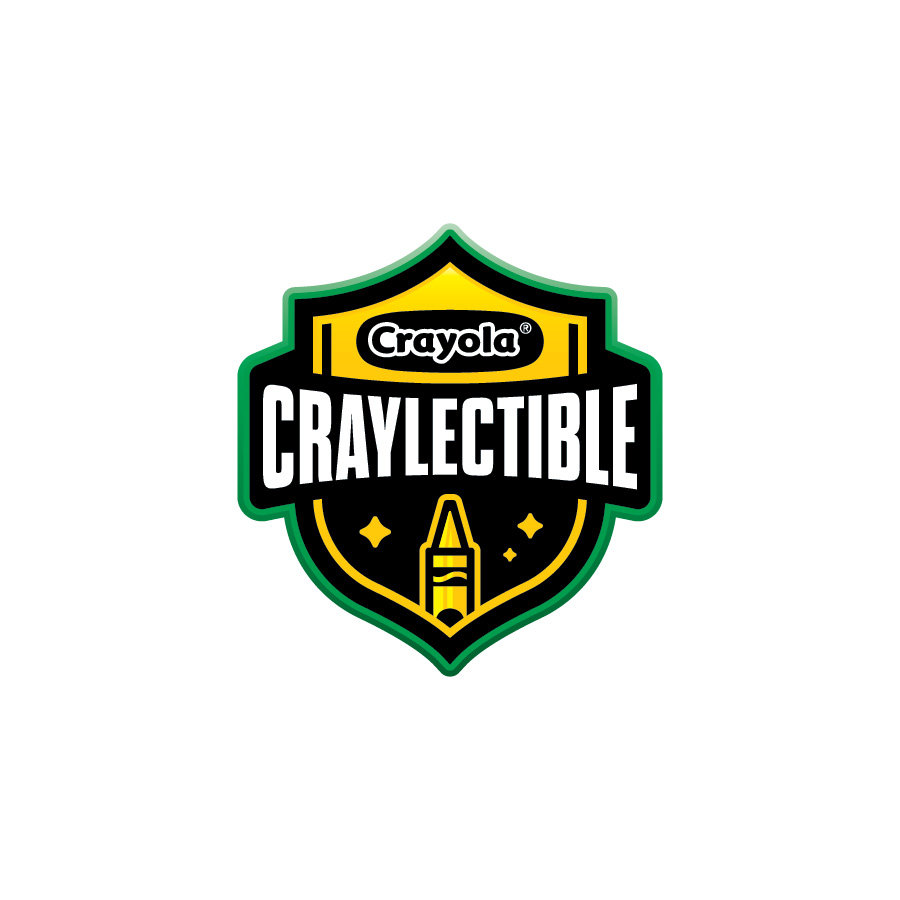 Crayola Craylectible Badge 3 logo design by logo designer Mendoza Creative for your inspiration and for the worlds largest logo competition