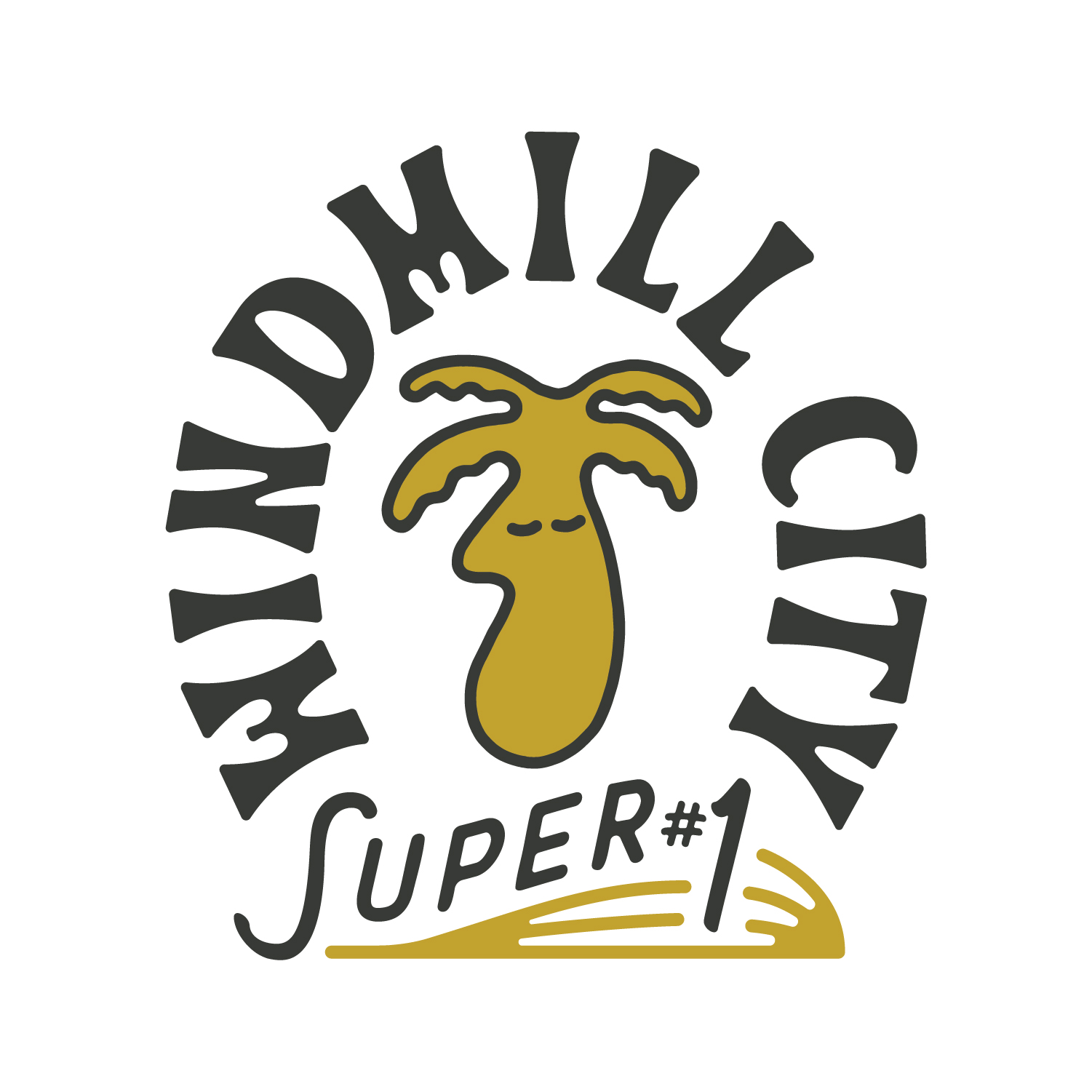 Windmill City Super #1 logo design by logo designer Cactus Country for your inspiration and for the worlds largest logo competition