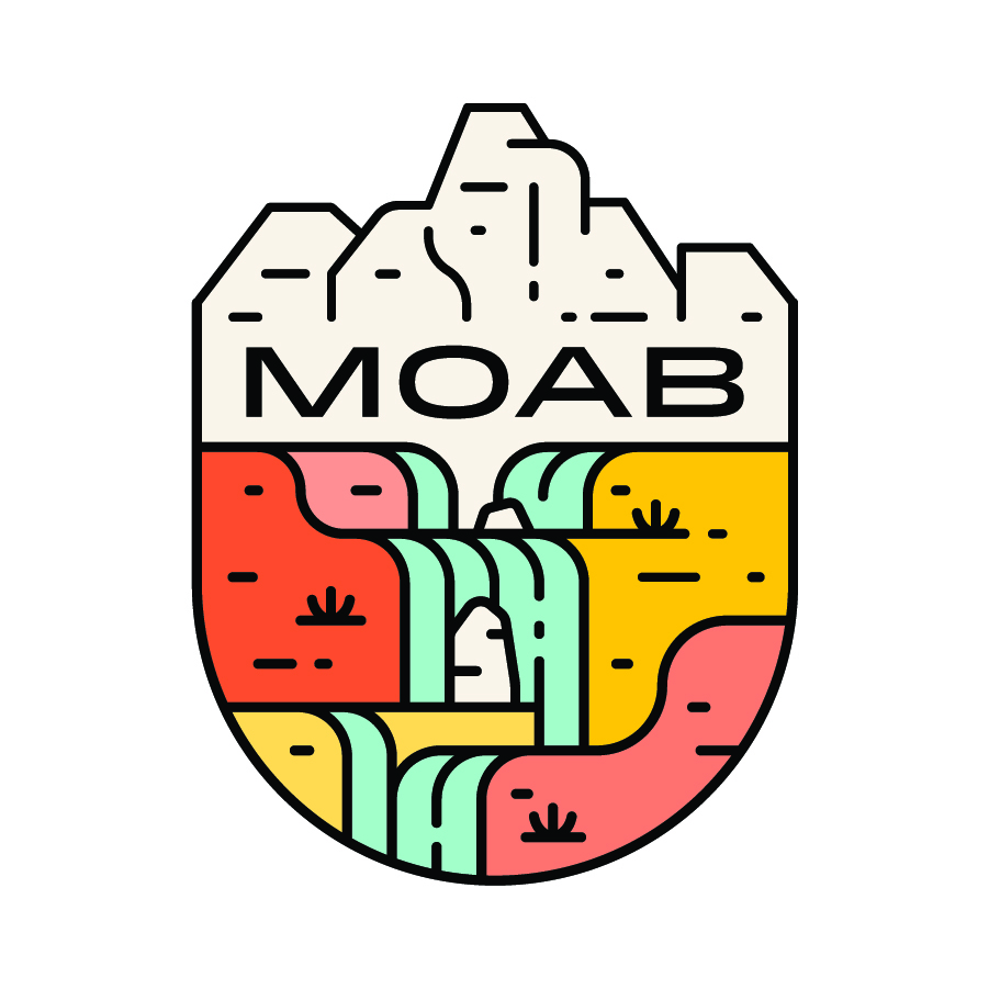 Moab Faux Falls logo design by logo designer Fell for your inspiration and for the worlds largest logo competition