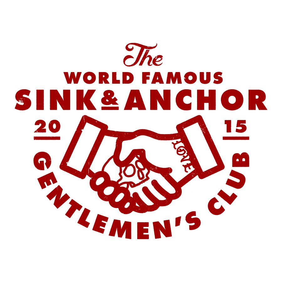 Sink & Anchor Gentlemen's Club logo design by logo designer Tyrone Stoddart Design for your inspiration and for the worlds largest logo competition