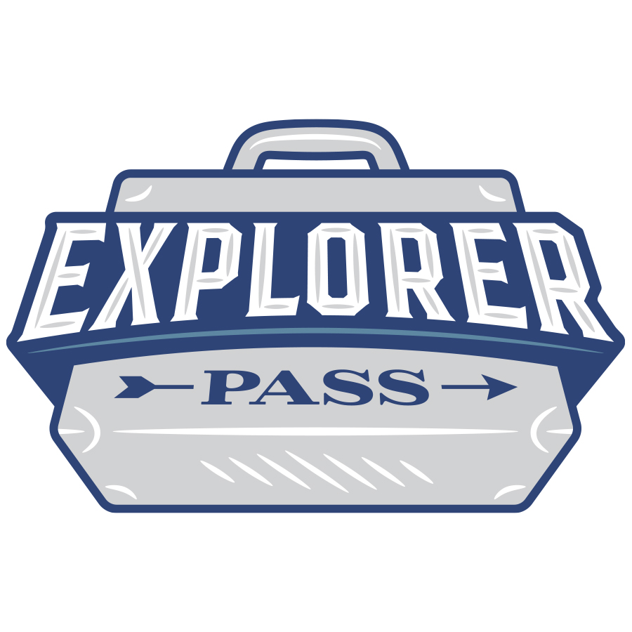 Explorer Pass logo design by logo designer QRS Creative for your inspiration and for the worlds largest logo competition
