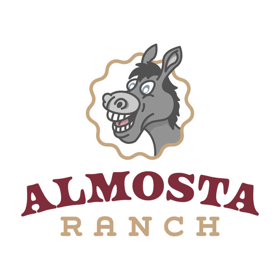 Almosta Ranch Fresh Farm Goods & Petting Zoo Logo logo design by logo designer Destin Williams for your inspiration and for the worlds largest logo competition