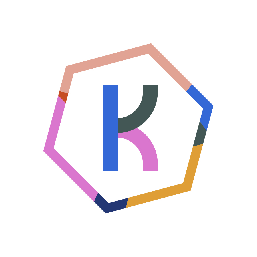 Kaleidoscope Monogram logo design by logo designer Josh Maynard for your inspiration and for the worlds largest logo competition