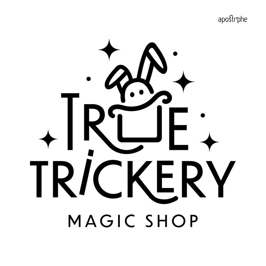 True Trickery logo design by logo designer Apostrophe Design for your inspiration and for the worlds largest logo competition