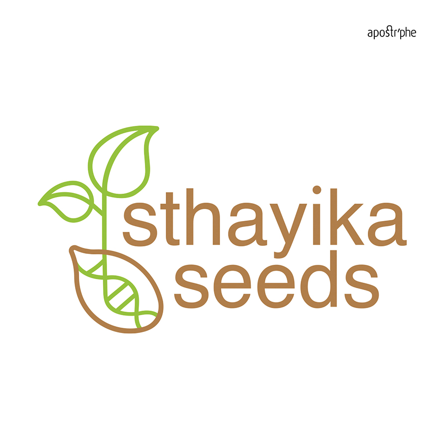 Sthayika Seeds logo design by logo designer Apostrophe Design for your inspiration and for the worlds largest logo competition