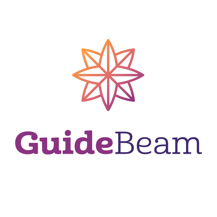 GuideBeam Full Logo logo design by logo designer Jenny B Kowalski for your inspiration and for the worlds largest logo competition
