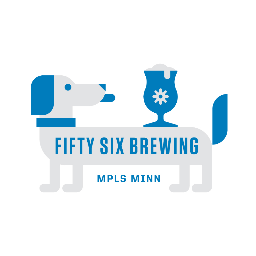 56 Brewing logo design by logo designer Matt Erickson for your inspiration and for the worlds largest logo competition
