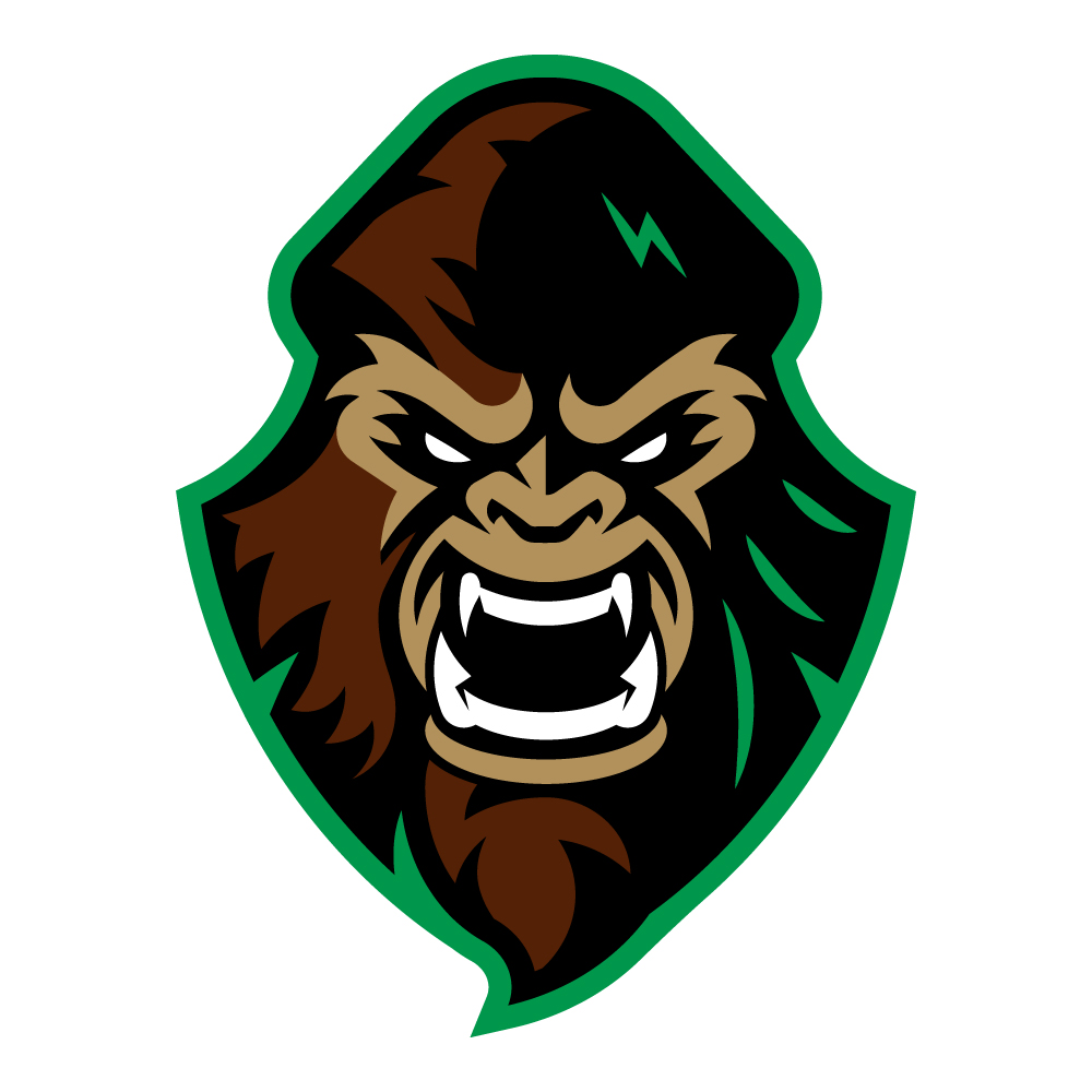 Saskatoon Sasquatch Primary Logo logo design by logo designer The Barn Creative for your inspiration and for the worlds largest logo competition