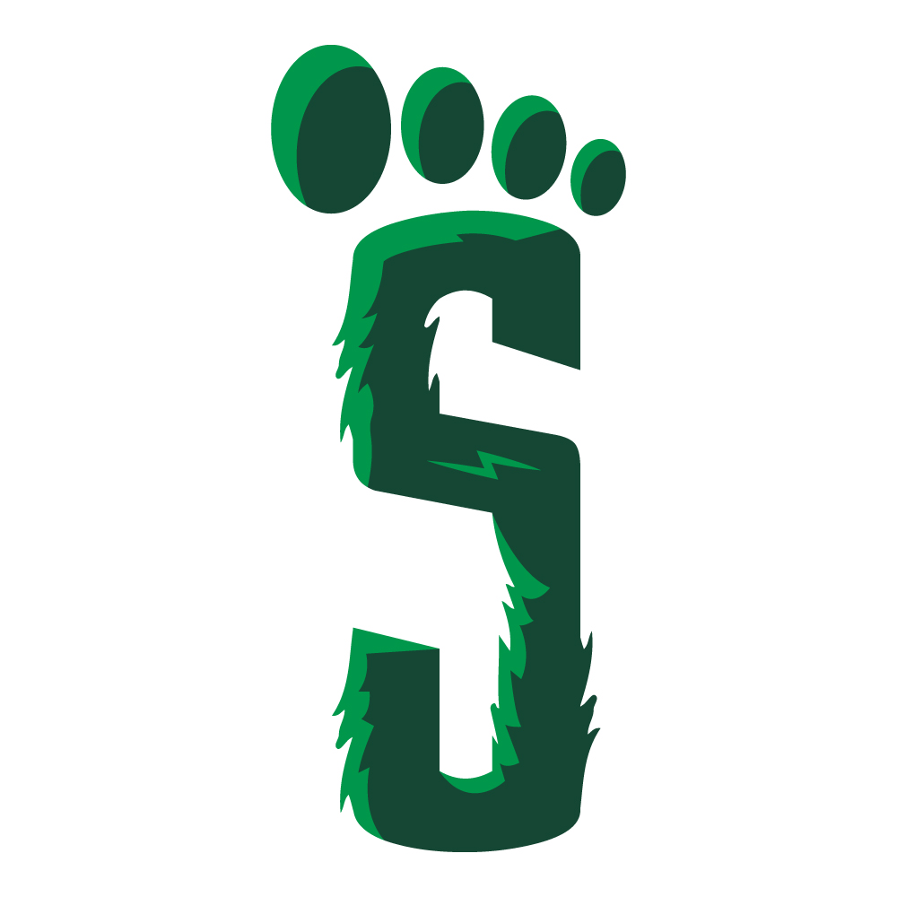 Saskatoon Sasquatch Secondary Logo logo design by logo designer The Barn Creative for your inspiration and for the worlds largest logo competition
