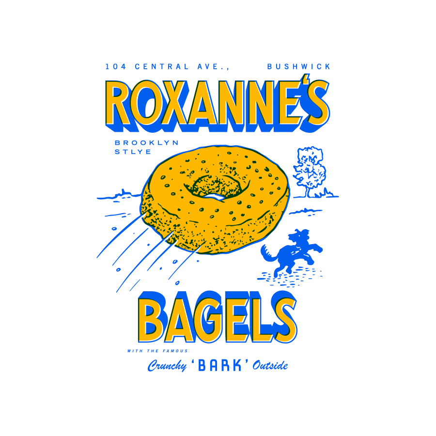Roxanne's Bagels  logo design by logo designer The Studio of Vincent Conti for your inspiration and for the worlds largest logo competition