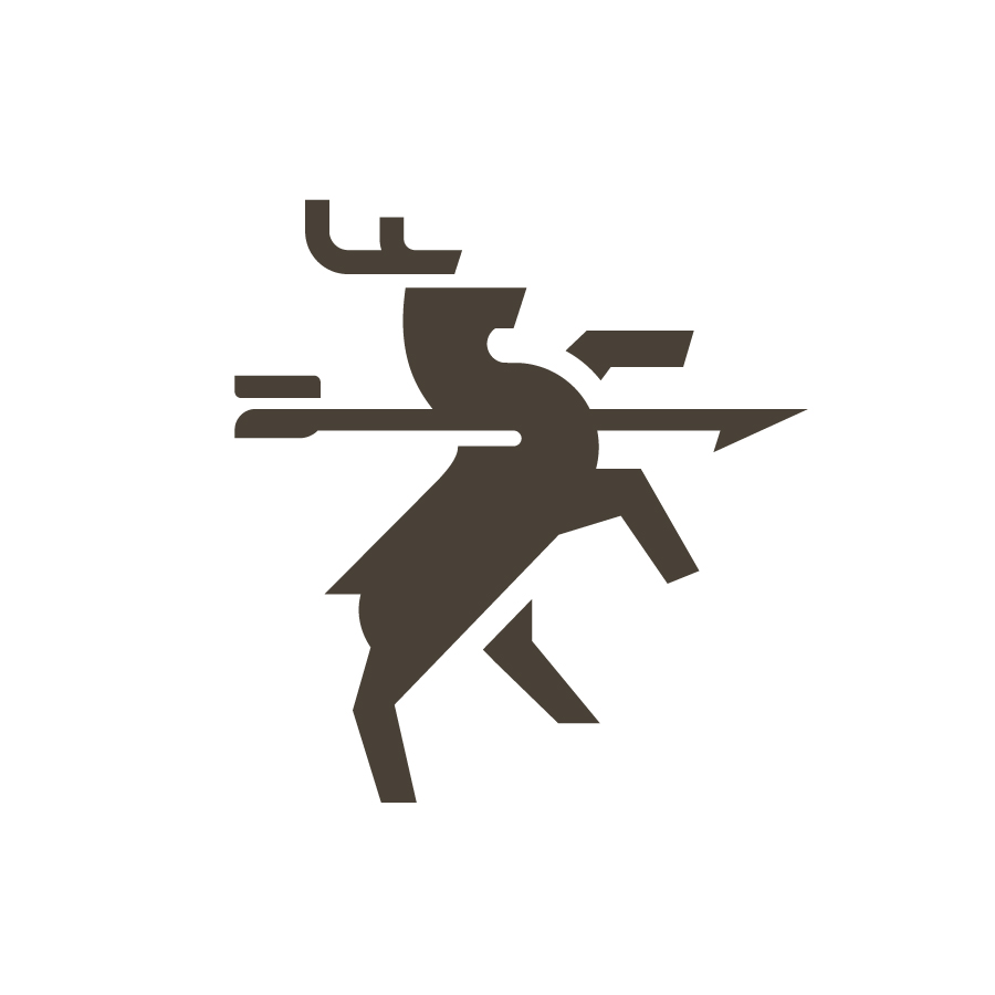 Deer Hunting logo design by logo designer Zeljko Ivanovic for your inspiration and for the worlds largest logo competition