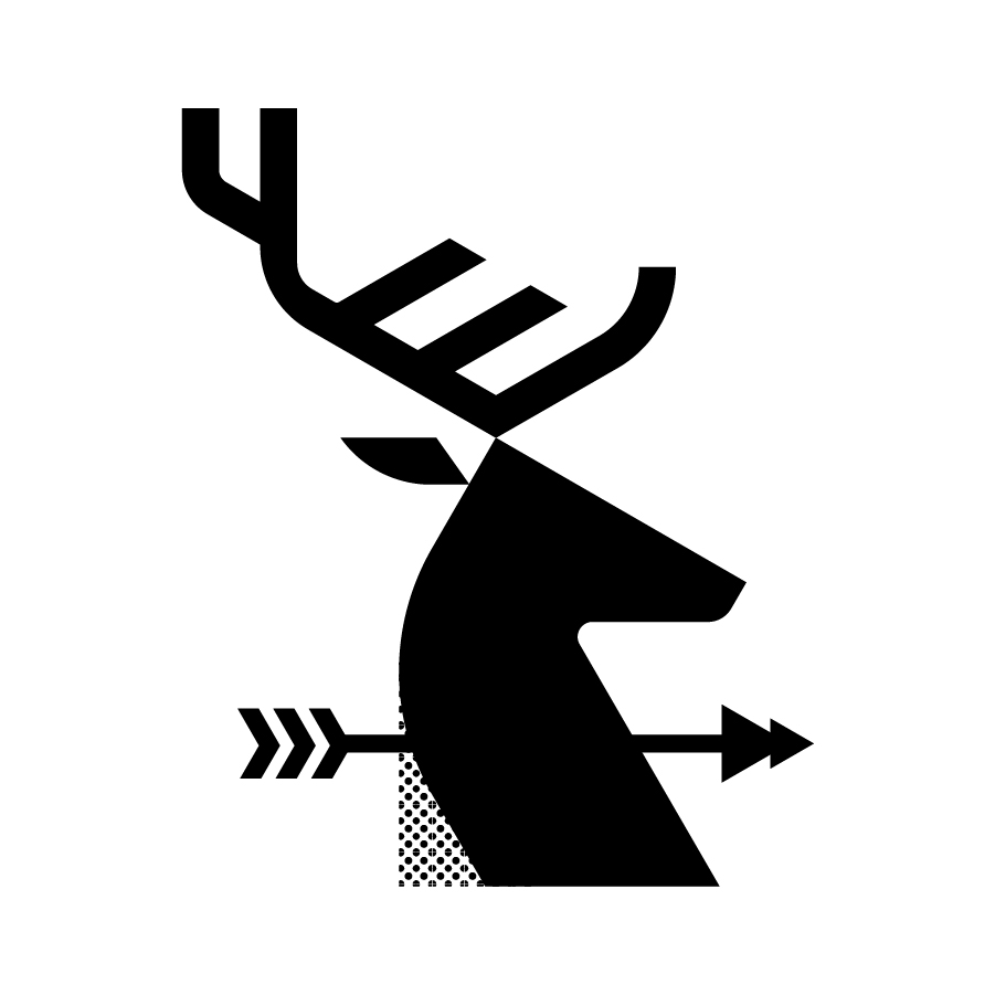 Stag logo design by logo designer Tom Bates Design for your inspiration and for the worlds largest logo competition