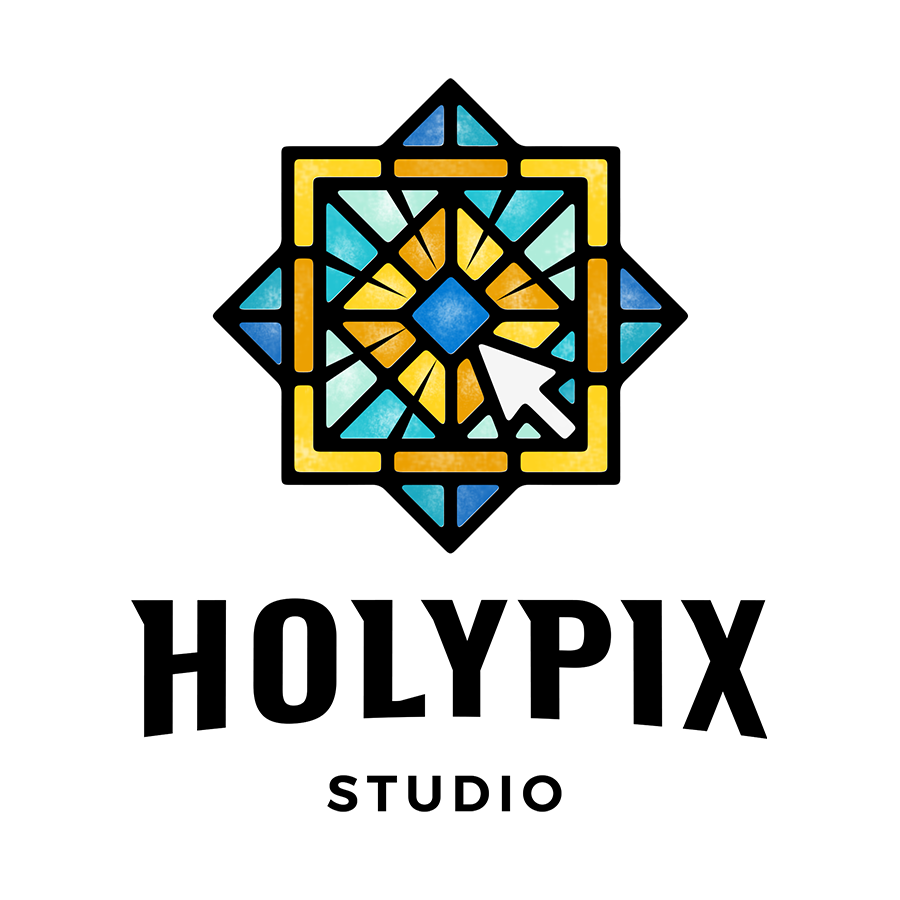 Holy pix logo design by logo designer Ivan Markov for your inspiration and for the worlds largest logo competition