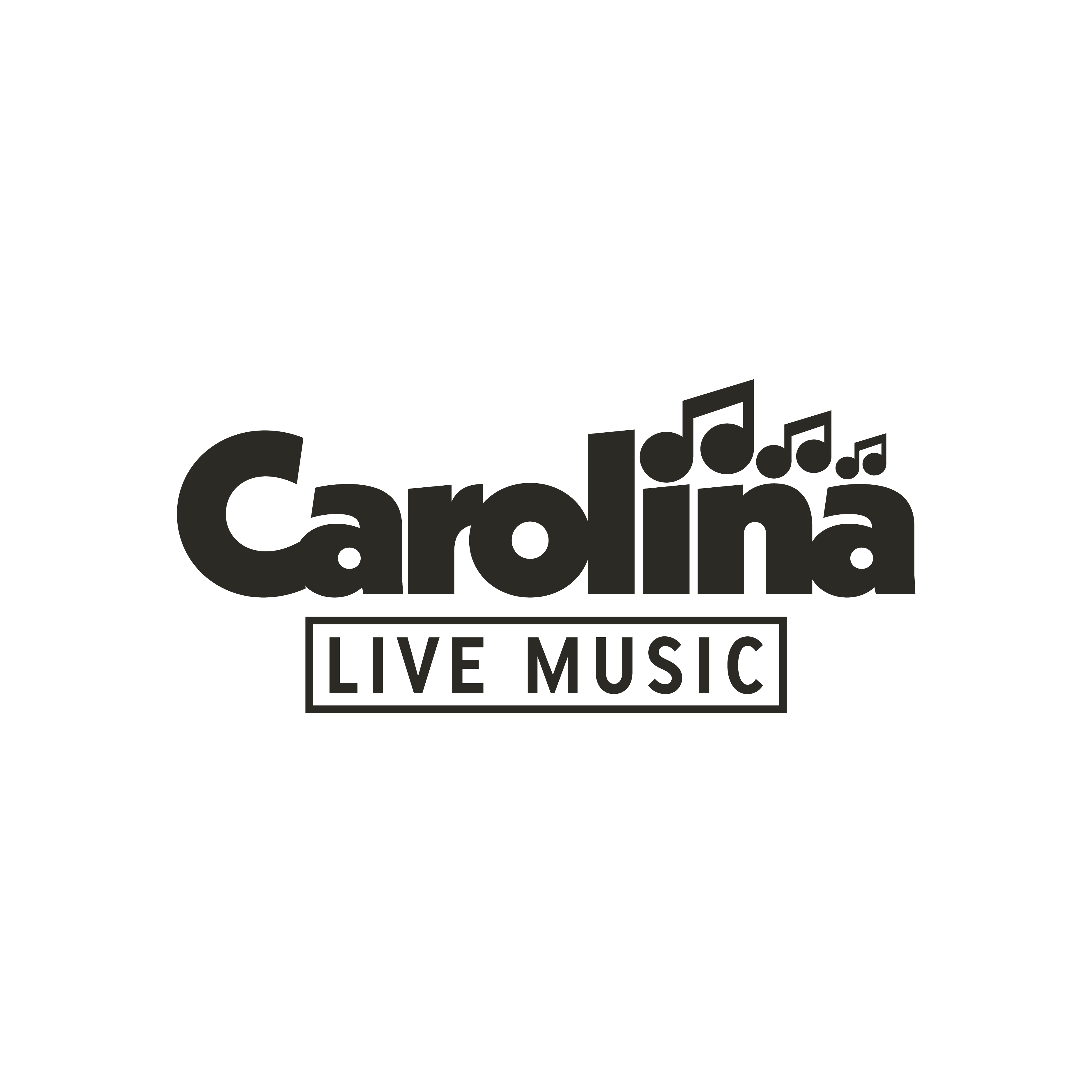 Carolina Live Music Wordmark logo design by logo designer Logarhythm Creative for your inspiration and for the worlds largest logo competition