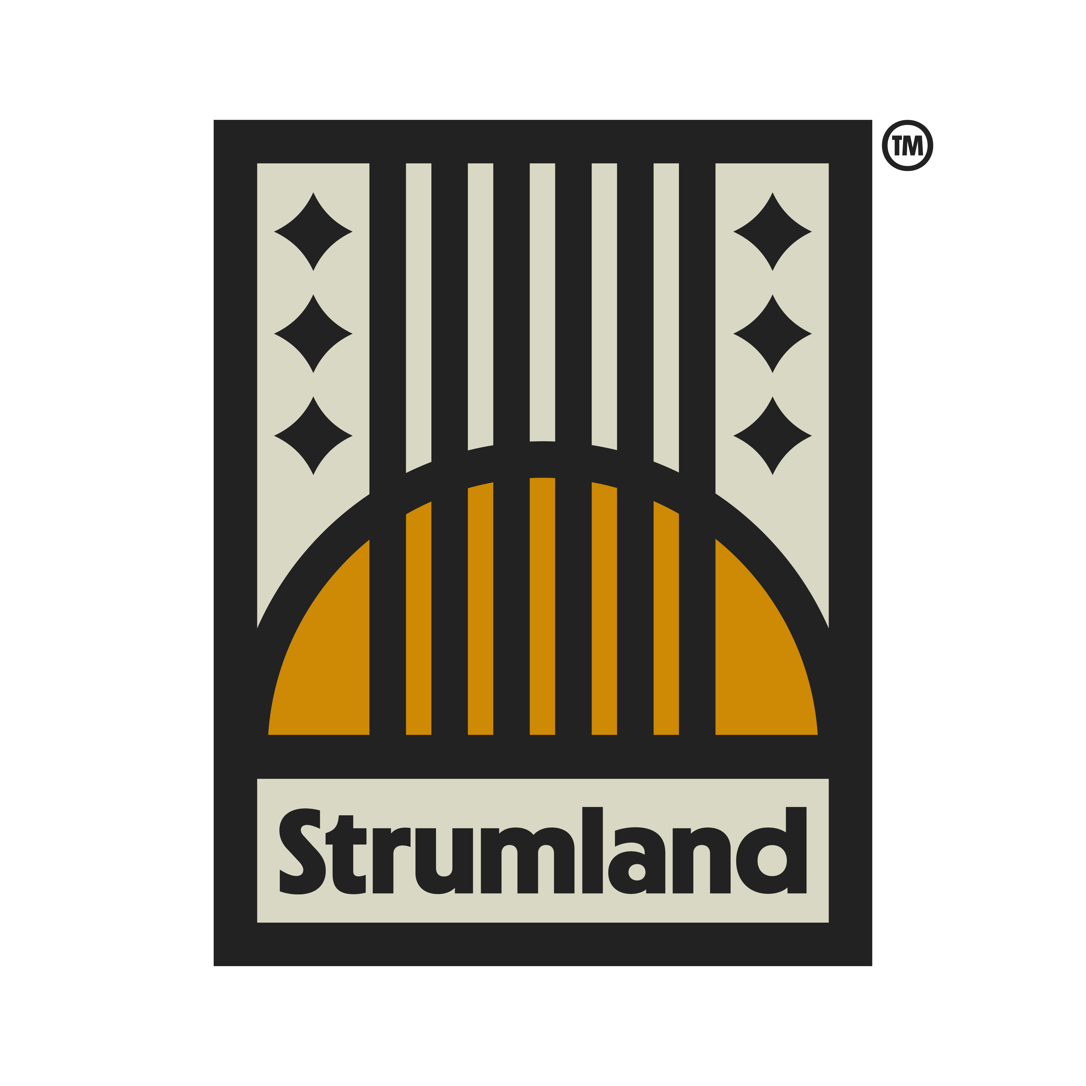 Strumland Logo with TM logo design by logo designer Logarhythm Creative for your inspiration and for the worlds largest logo competition