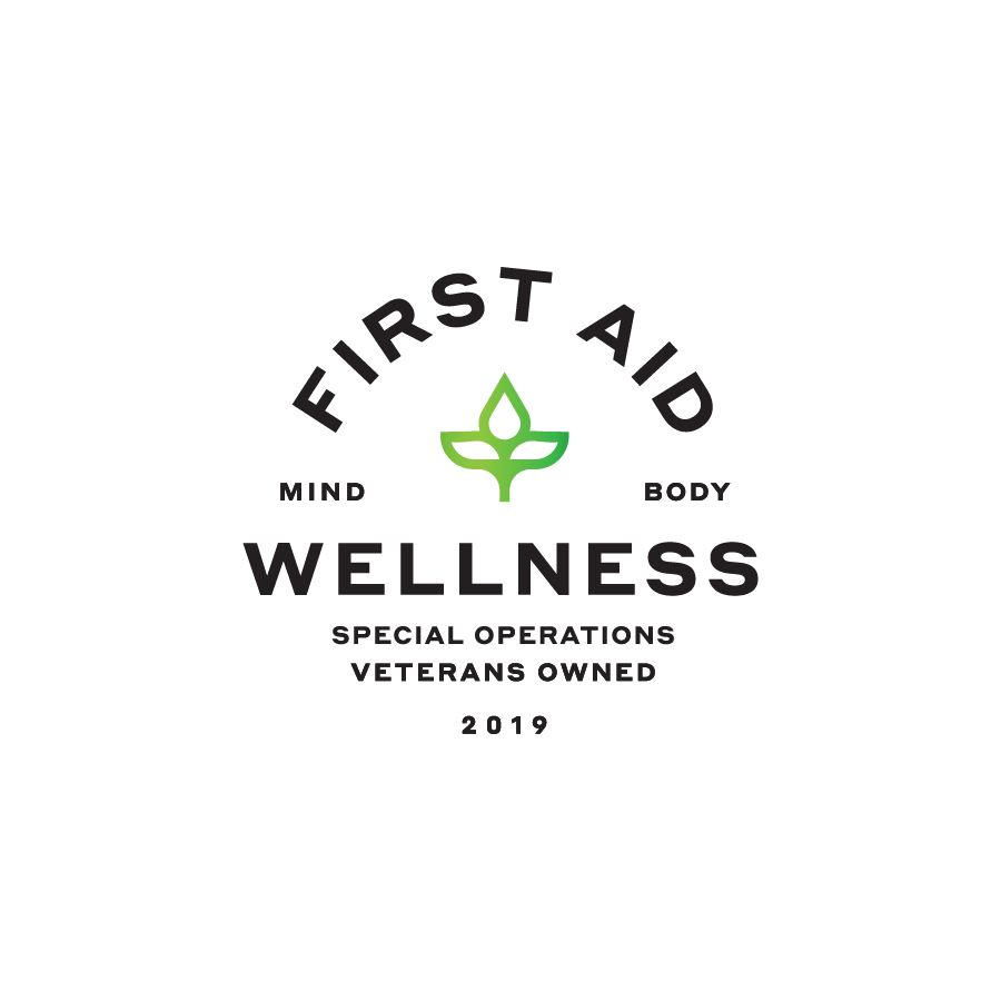 First Aid Wellness CBD Badge logo design by logo designer LeRoy for your inspiration and for the worlds largest logo competition
