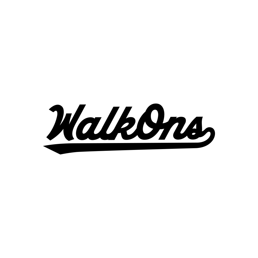 Walk-On's Secondary Word Mark  logo design by logo designer slash for your inspiration and for the worlds largest logo competition