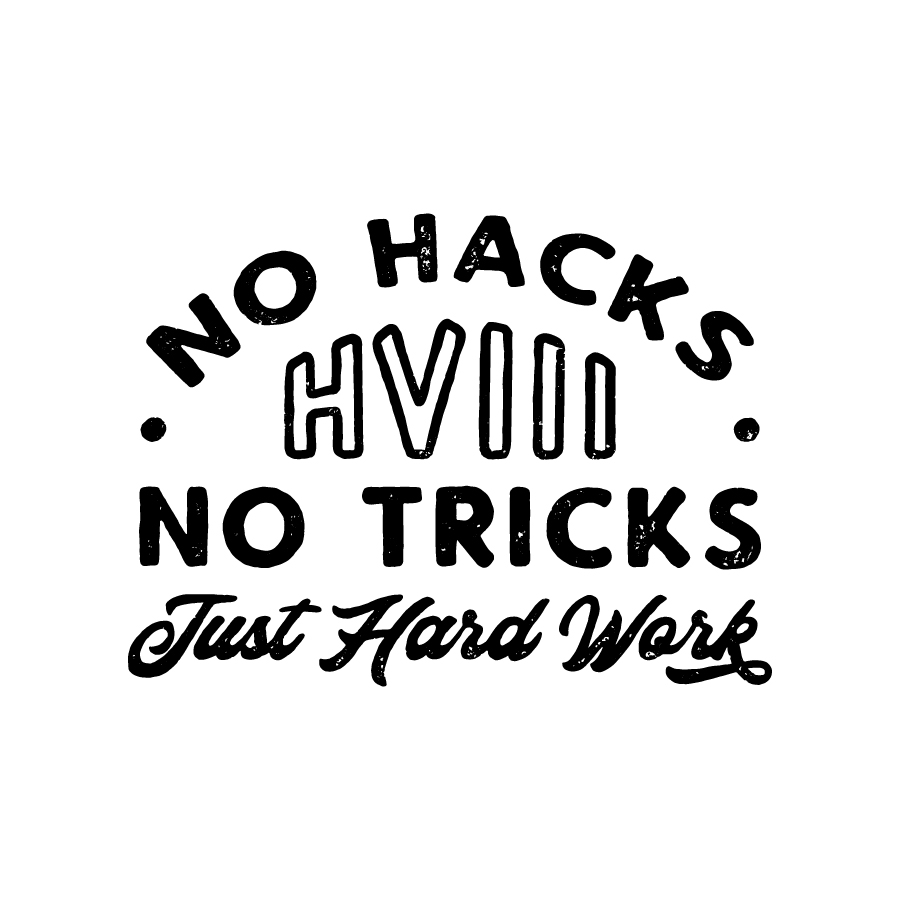 No Hacks. No Tricks logo design by logo designer slash for your inspiration and for the worlds largest logo competition