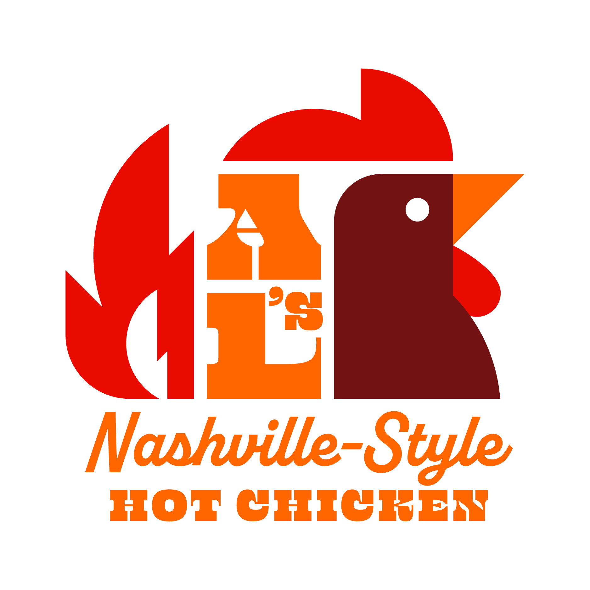 Al's Hot Chicken Alternate logo design by logo designer Bucknam Design Co.  for your inspiration and for the worlds largest logo competition