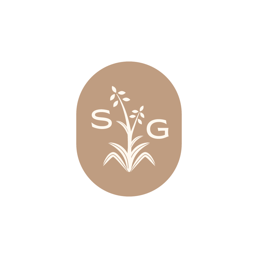 Sweetgrass Therapeutics badgemark logo design by logo designer Britt Makes for your inspiration and for the worlds largest logo competition