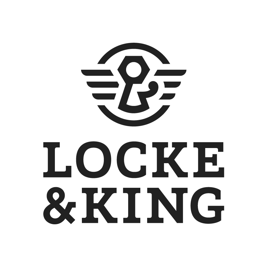 Locke & King Logo logo design by logo designer O'Melia Creative Co. for your inspiration and for the worlds largest logo competition