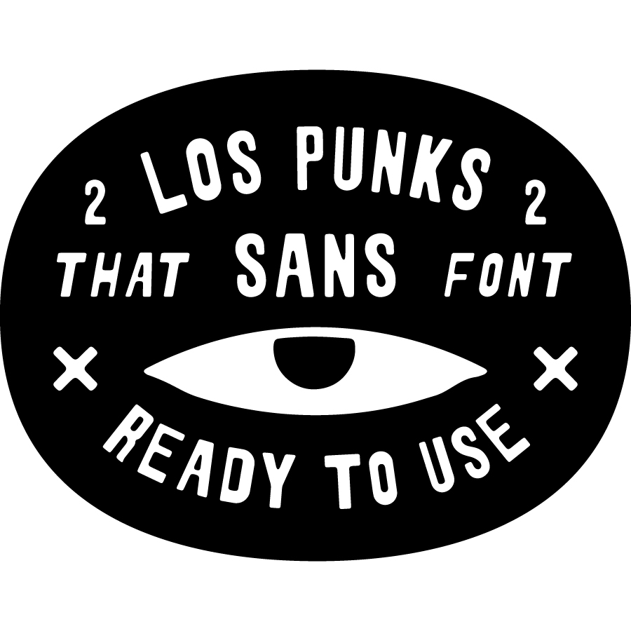 Los Punks Sans logo design by logo designer Rese  for your inspiration and for the worlds largest logo competition