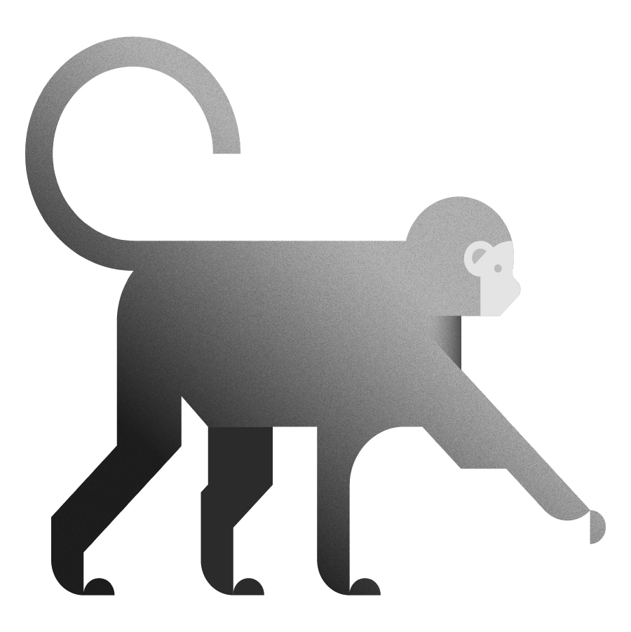Monkey logo design by logo designer Rese  for your inspiration and for the worlds largest logo competition
