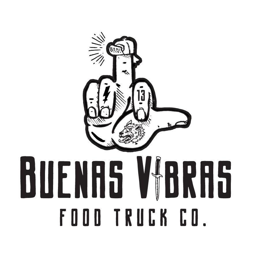 Buenas Vibras Food Truck Logo logo design by logo designer Noctua Design Co.  for your inspiration and for the worlds largest logo competition