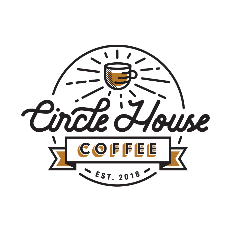 Circle House Coffee logo design by logo designer Doodle + Code for your inspiration and for the worlds largest logo competition
