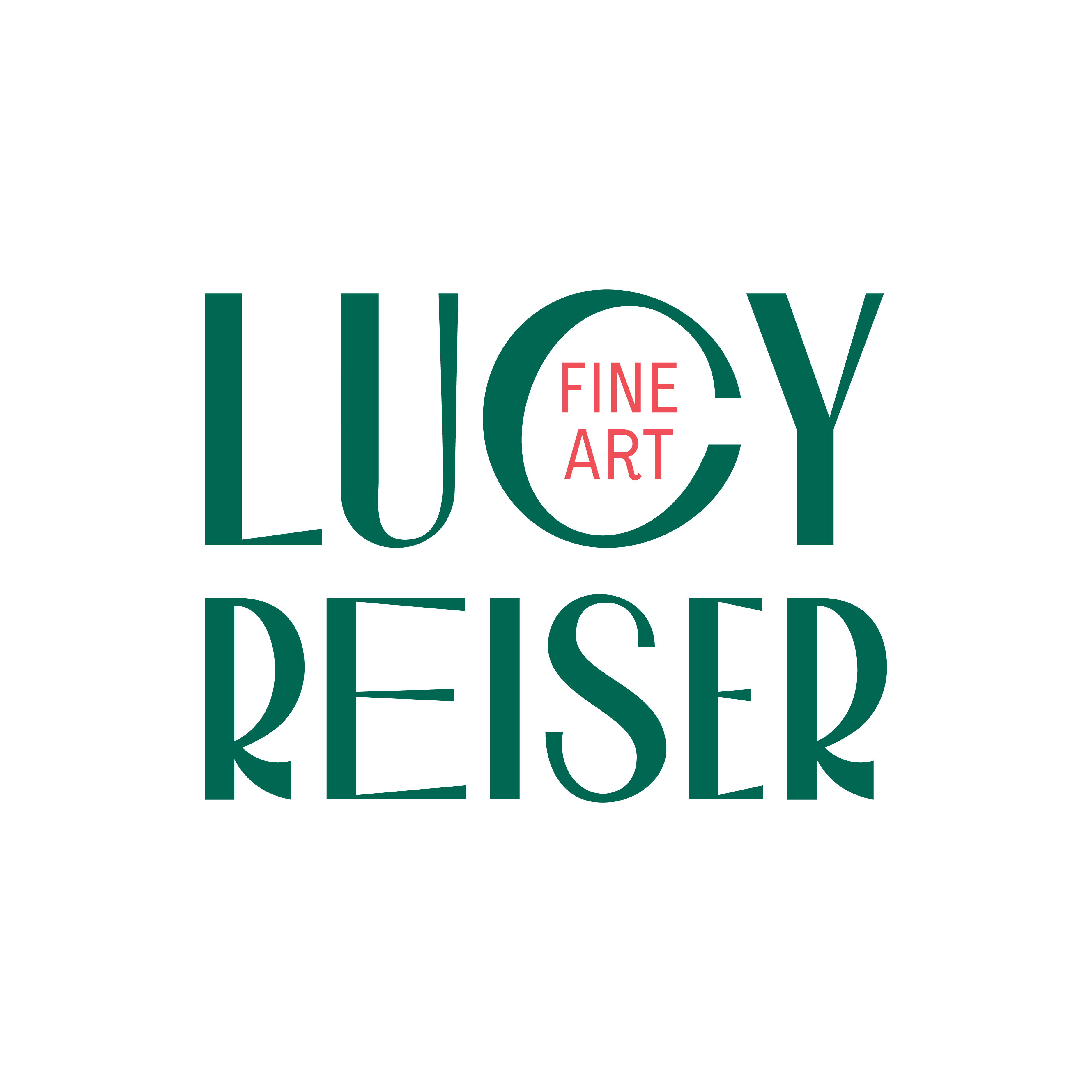 Lucy Reiser Fine Art Logo Concept logo design by logo designer Taylor Sutherland Design Co for your inspiration and for the worlds largest logo competition