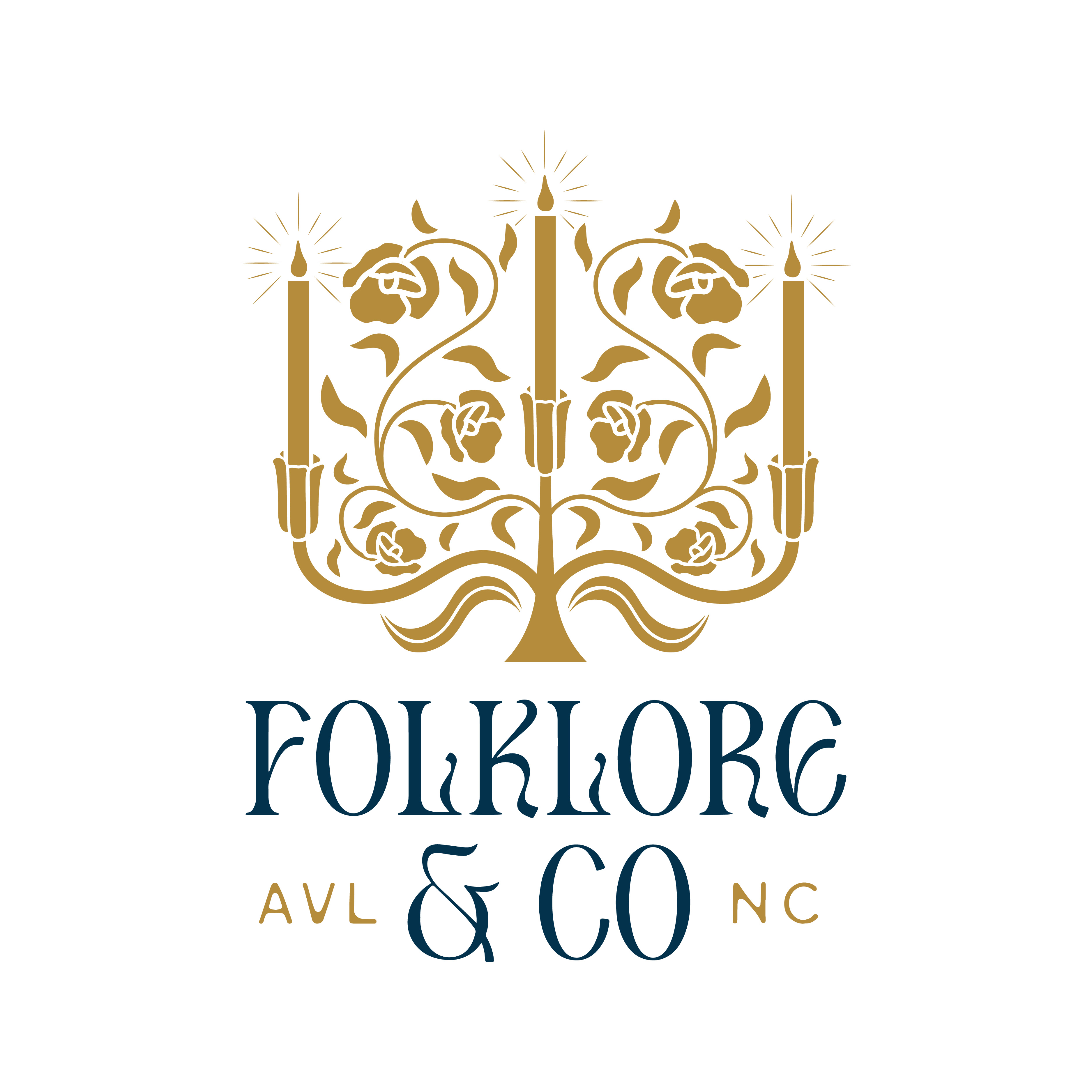 Folklore & Co Logo Concept logo design by logo designer Taylor Sutherland Design Co for your inspiration and for the worlds largest logo competition